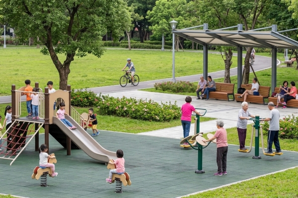 竹市6處公園綠地改善完工　增設遊具、體健設施