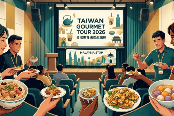台灣美食巡迴講座到大馬　征服在地味蕾