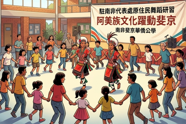 駐南非代表處舉辦原住民舞蹈研習 阿美族文化躍動斐京