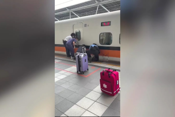 高鐵台南站乘客疑身體不適落軌 遭依公共危險罪送辦