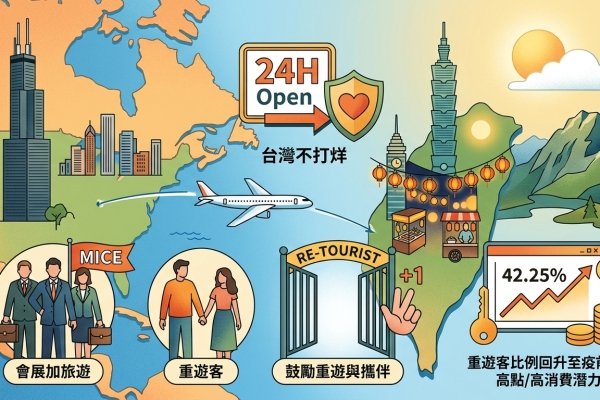 觀光署芝加哥台灣旅遊推廣會　鼓勵北美旅客重遊台灣