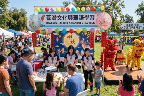 2026布埃納公園文化節 橙縣文化種子教師推廣臺灣文化與華語學習