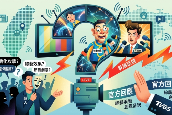 逸祥模仿「沈脖癢」遭轟醜化沈伯洋　滅火無效TVBS回應
