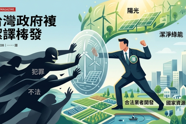 出席防制綠能犯罪座談會 卓揆：完善制度、嚴打不法 保障合法業者開發潔淨綠能