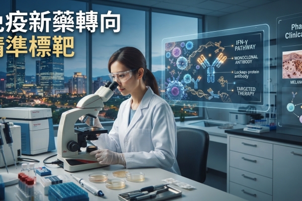 安立璽榮布局精準免疫新藥　EI-001白斑症二期臨床推進，全球免疫研發轉向標靶抗體