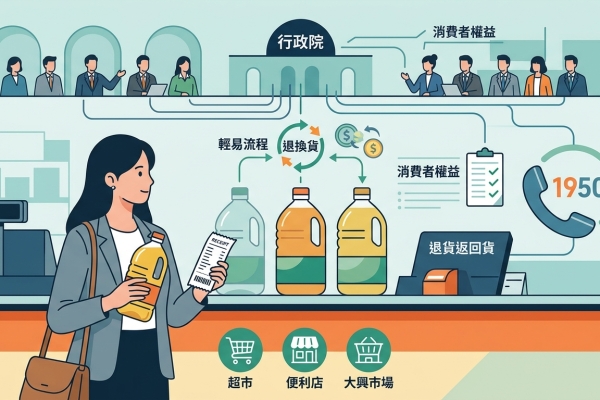 維護消費者權益，行政院消保處公布中聯油脂大豆沙拉油事件退貨機制