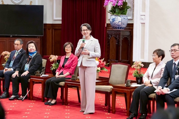 蕭美琴副總統接見北美臺商訪團　強調支持臺灣國防預算　深化臺美關係