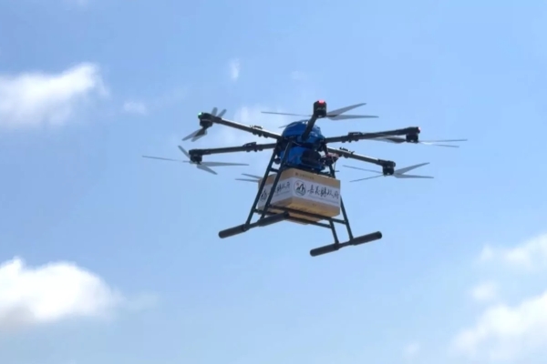 嘉義太子商圈導入無人機送餐 每件限重3公斤、到智取站領取