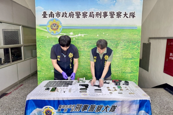 影/從水電工到地下「槍匠」南市刑大破獲槍彈改造工廠