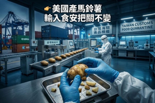 行政院強調美國產加工用馬鈴薯輸入食安標準不變　龍葵鹼超標將整批退運或銷燬　農業部與衛福部雙重把關