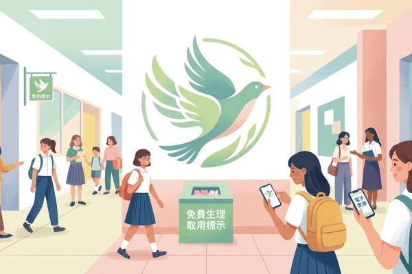 教育部「月經友善計畫」主視覺出爐 助22萬人次便利取得生理用品