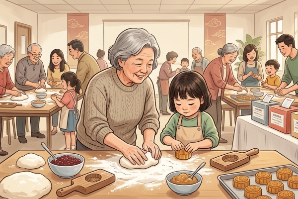 創世睦鄰同樂  親子手做月餅迎中秋