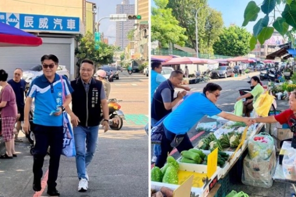 台中市議員李中走訪南區老市場 促南興市場空間活化與都更