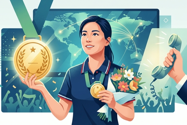 撞球選手周婕妤勇奪2026年世界女子花式撞球錦標賽金牌 賴清德總統致電申賀