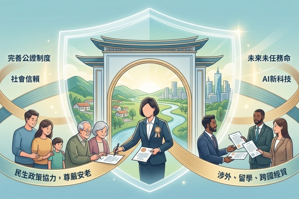 出席公證人節慶祝活動　副總統盼持續發揮預防司法能量　保障民眾權益並完善公證制度