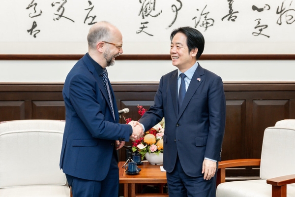 賴清德總統接見德國國會友臺小組跨黨派議員訪團　盼持續深化資安、國防與社會韌性合作
