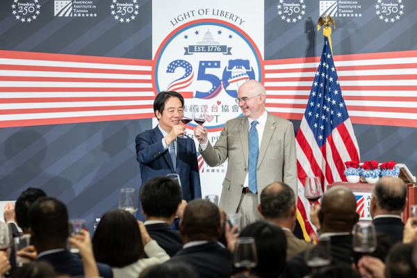 賴清德總統出席「慶祝美國建國250周年」活動　強調持續深化臺美各項合作共同促進全球繁榮