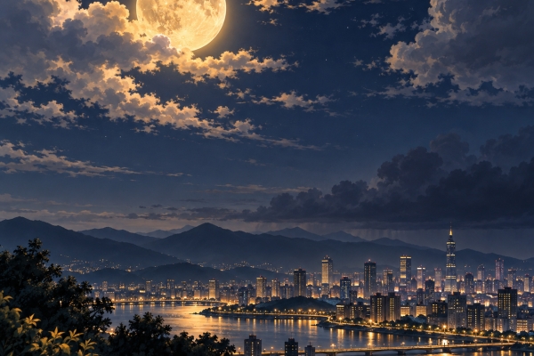 中秋夜西半部有望賞月　熱帶低壓最快24日發展為舒力基颱風