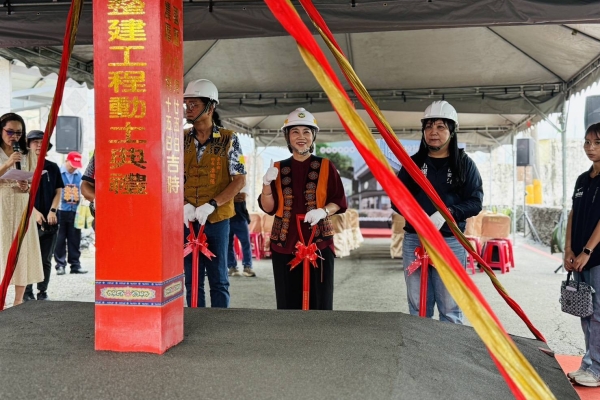 屏東泰武鄉旅遊服務中心動土 斥資4千萬元預計116年完工