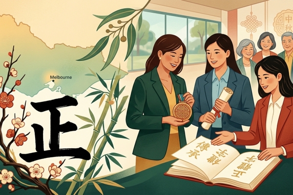 維州華校協會歡慶教師節 表揚3位資深推手傳承正體字