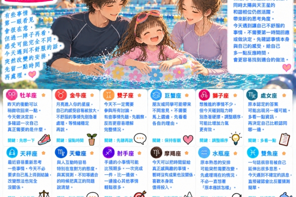 2026年9月29日星座運勢：月亮行經金牛座，遇事無須立刻反應