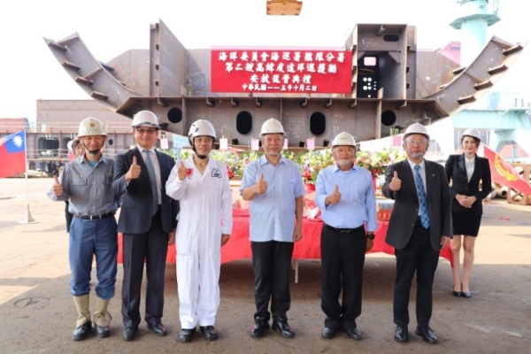 台船第2艘5000噸級高緯度遠洋巡護船安龍 可航行南北緯55度