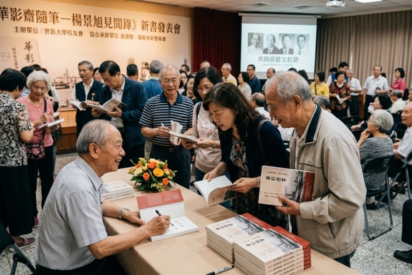 楊景旭新書《華影齋隨筆》發表 記錄半世紀高雄市政與藝文軌跡