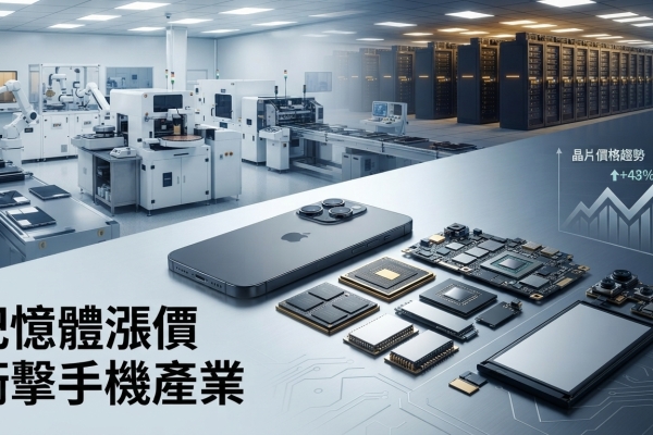 瑞銀示警台北台灣手機供應鏈：記憶體成本升高　2027年智慧型手機出貨估減3%