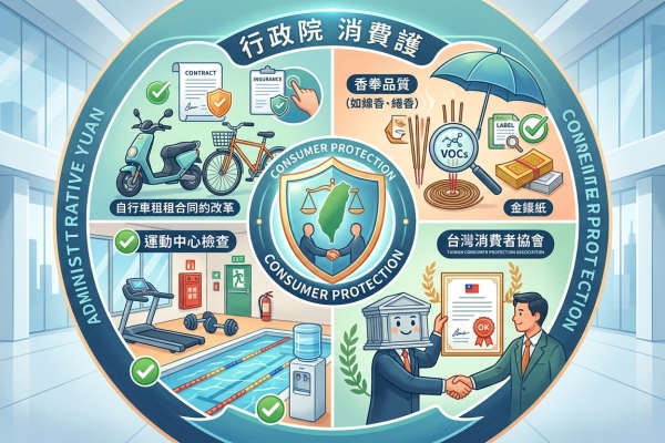 鄭副院長召開消保會議 通過自行車租賃定型化契約應記載及不得記載事項修正草案 責成主管機關強化香品、金（銀）紙及運動中心之查核及法規宣導 並勉勵各主管機關持續積極推動消費者保護工作