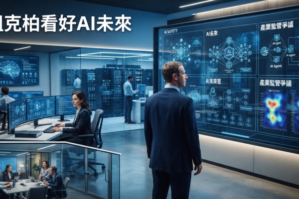 祖克柏樂觀看待AI未來與安全 Meta與OpenAI監管路線分歧