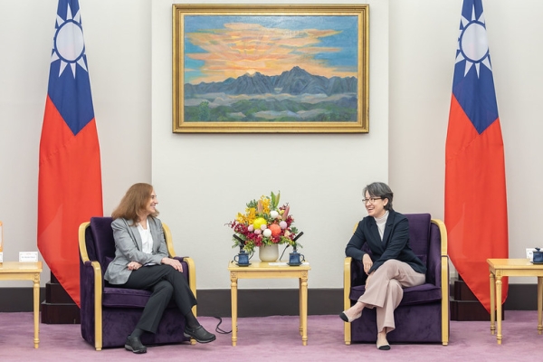 蕭美琴副總統接見德國馬歇爾基金會訪團　指出臺灣將以韌性為核心推動臺美歐民主夥伴深化合作