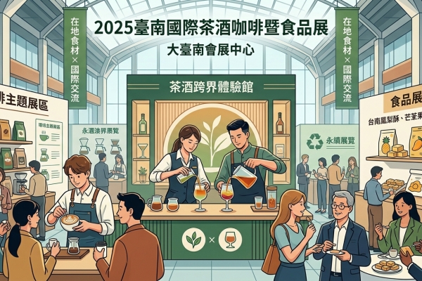 2025臺南國際茶酒咖啡暨食品展9月5日盛大開幕 四天展會打造跨界飲品與美食饗宴
