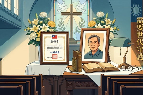 卓揆代頒褒揚令追思香港銅鑼灣書店店長林榮基 承諾臺灣守護民主、人權、自由決心絕不動搖