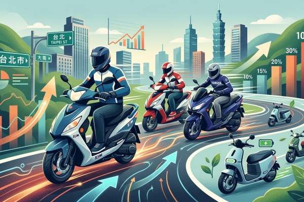 2025年5月臺灣機車品牌銷售排行出爐　SYM穩坐龍頭、Kymco與Yamaha火力全開搶市佔