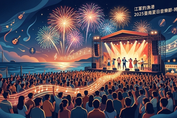 將軍漁港夜空點燃！2025臺南夏日音樂節-將軍吼卡司完整曝光，9月6到7日與您有約，千萬別錯過