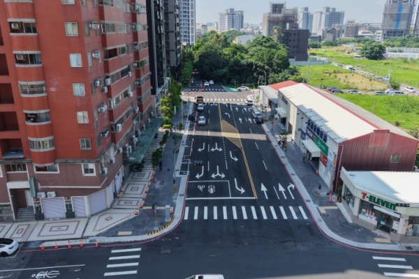 臺中市建設局完成庄美街打通銜接后庄北路 交通建設再突破