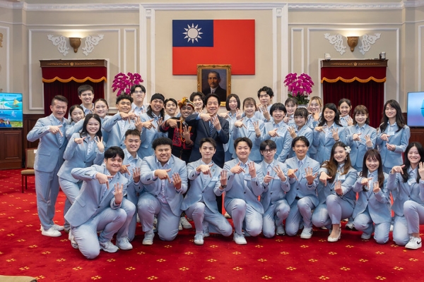 賴清德總統接見青年大使訪問團　讚揚出訪成果　盼保持探索世界熱情　持續讓世界看見臺灣並替臺灣未來寫歷史