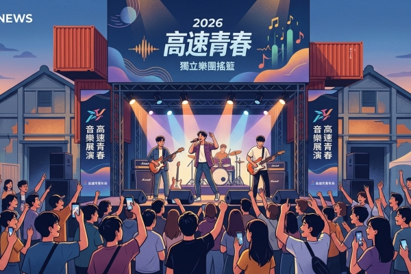 2026高速青春音樂展演駁二登場 高市青年局打造獨立樂團搖籃