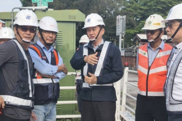中秋連假捷運施工不打烊 高市捷運局長視察黃線Y8站工地安全