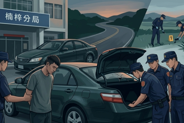 高雄楠梓命案：通緝犯疑因10萬糾紛打死同事 載屍赴台東後折返自首