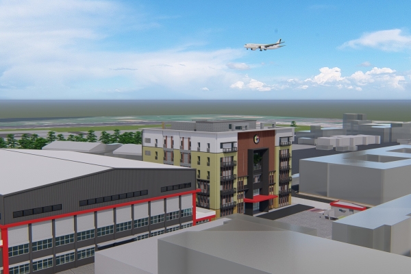 空勤總隊松山駐地新建案施工進度突破41%　黑鷹機組預計118年進駐北部地區空中救援量能全面增強