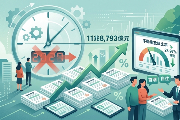 市場傳房貸排隊到2027年？金管會澄清：業務正常辦理無暫停收件