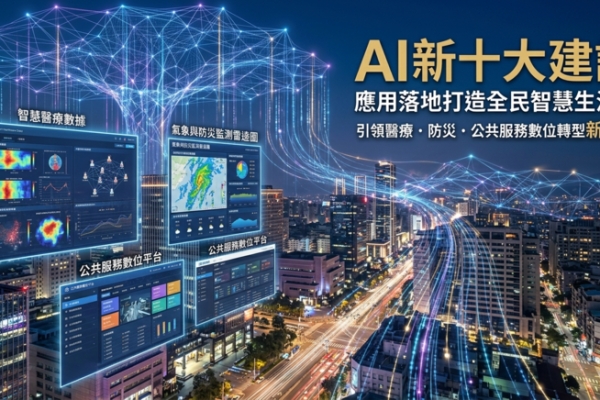 AI新十大建設推動應用落地　引領全民智慧生活圈數位轉型新紀元