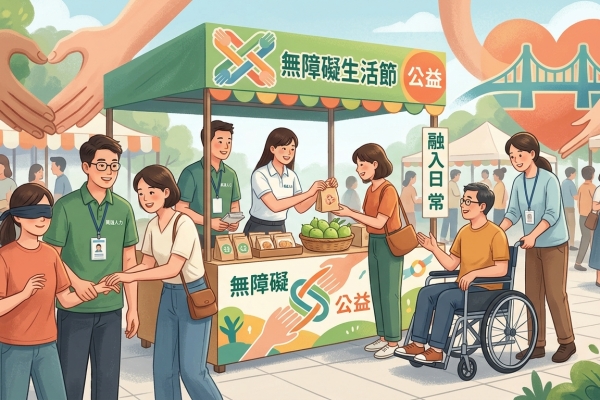 萬通人力響應無障礙生活節  愛心義賣讓公益融入日常