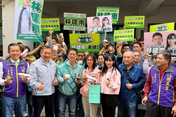 林建南初選登記完成　強調深耕不曾離開　再戰中西區、北區市議員