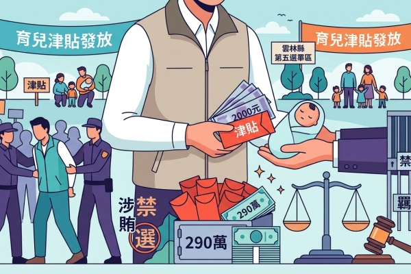 假藉發放育兒津貼涉賄選 雲林縣議員候選人遭羈押禁見