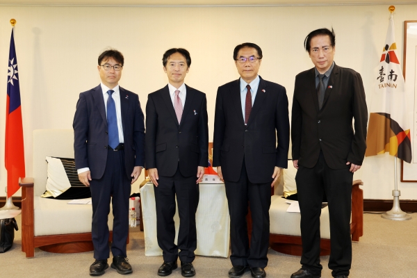 日本台灣交流協會高雄事務所新任所長拜會黃偉哲　盼深化台南日本多元交流