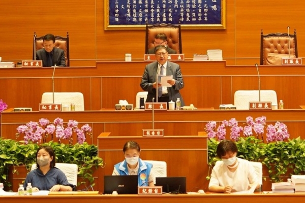 楊文科發表任內最後施政報告 新竹縣聚焦五支箭與AI治理