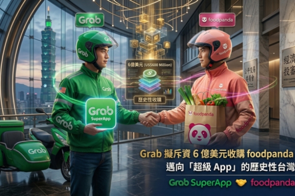 Grab擬斥資6億美元收購foodpanda臺灣　中資疑慮牽動監管變數成關鍵焦點