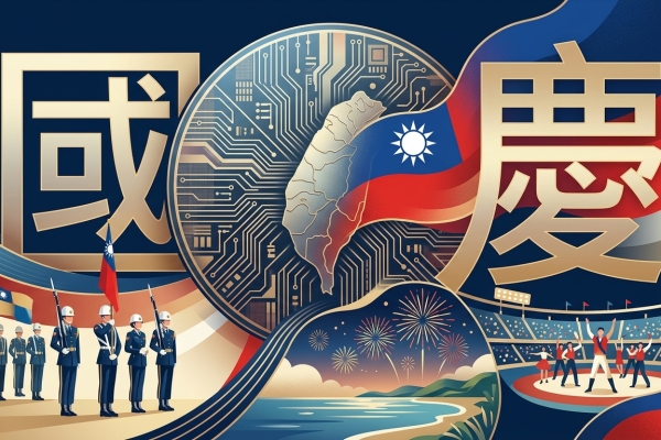 韓國瑜主持115年國慶記者會 主視覺融入晶圓晶片展現台灣實力